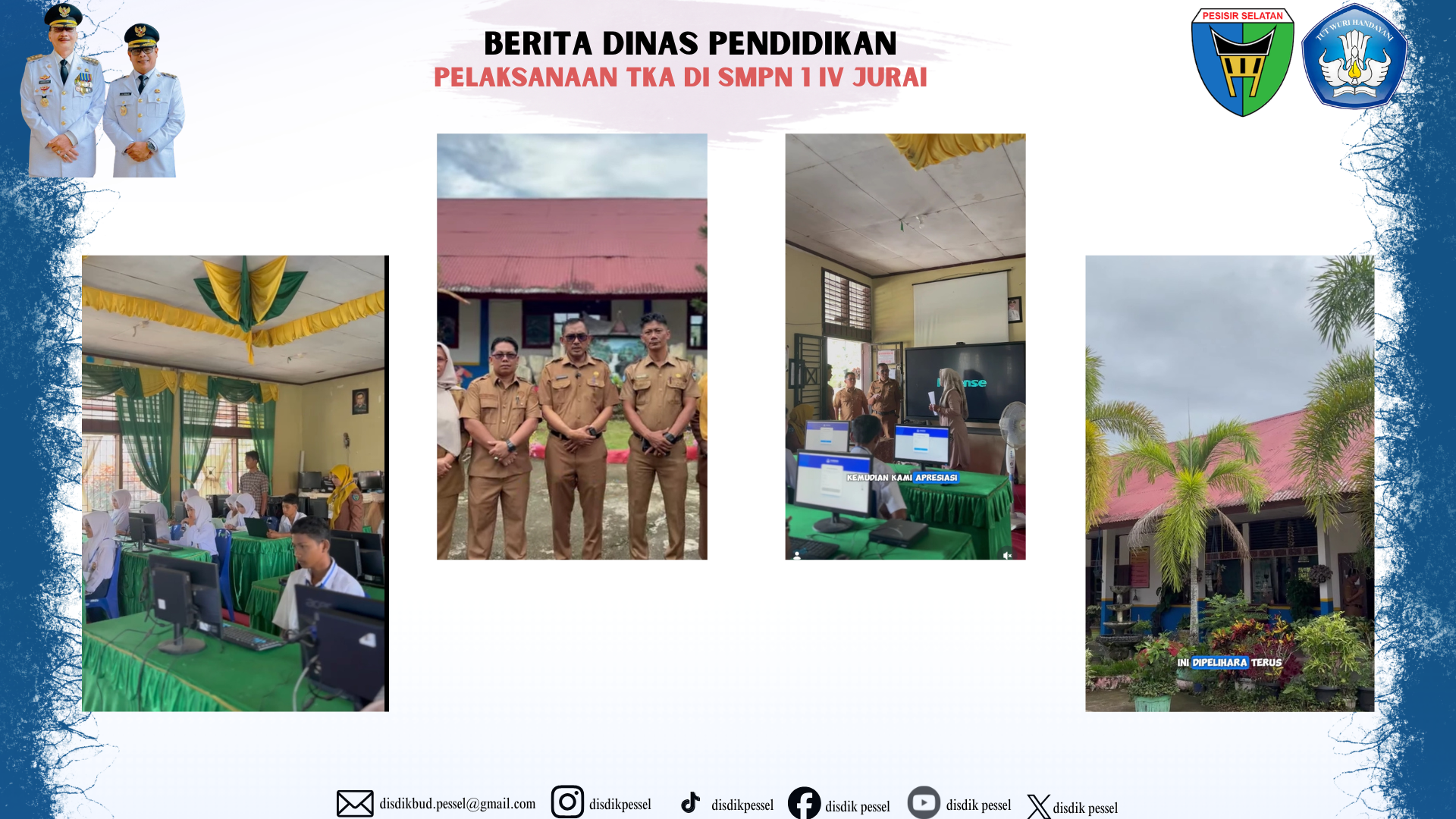 Pelaksanaan TKA di SMPN 1 IV Jurai Berlangsung Lancar dan Kondusif