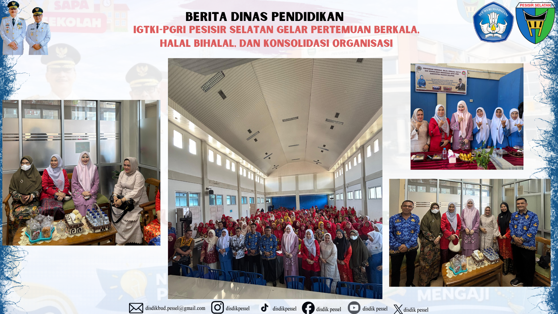 IGTKI-PGRI Pesisir Selatan Gelar Pertemuan Berkala, Halal Bihalal, dan Konsolidasi Organisasi