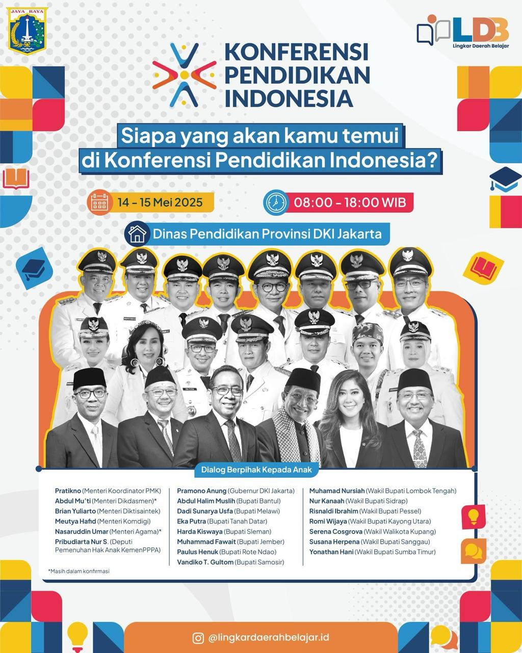 Wakil Bupati Pessel Dr. Risnaldi Ibrahim, S.Ag., M.M., M.H. Nara Sumber pada Konferensi Pendidikan I