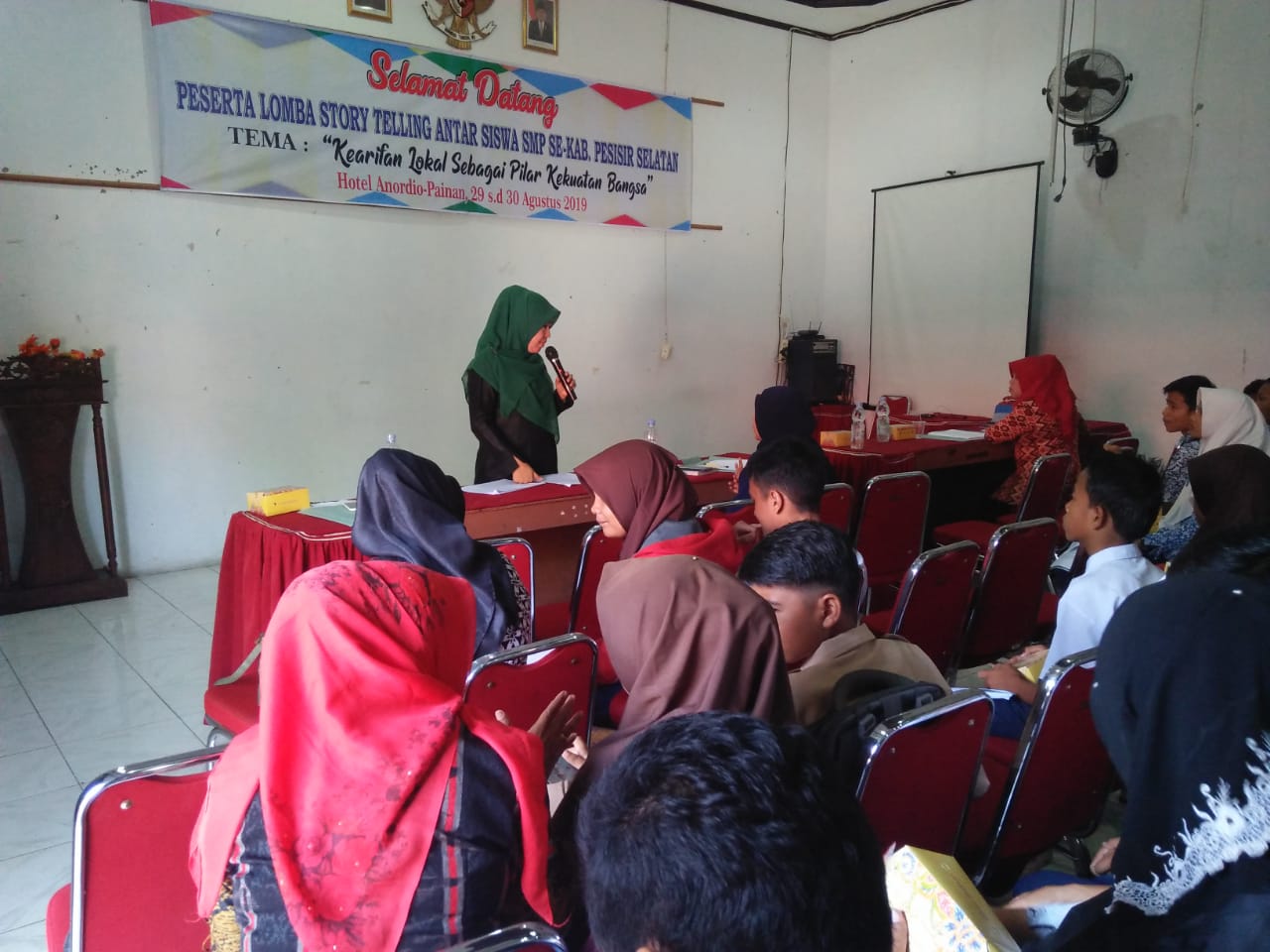 Disdikbud adakan Lomba Story Telling Tingkat SMP se-Kabupaten Pesisir Selatan