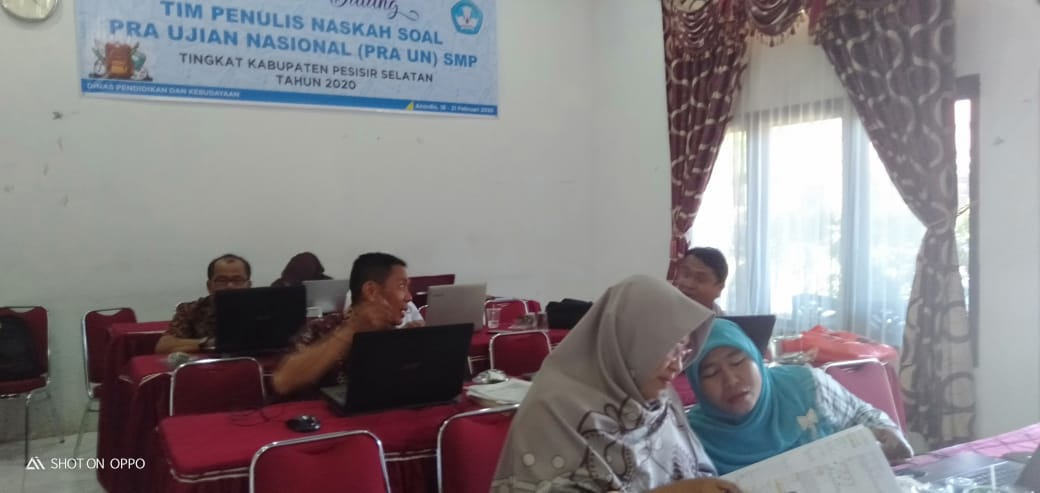 Sekolah dan Disdikbud kerjasama dalam rangka mempersiapkan peserta didik menghadapi UN 2020