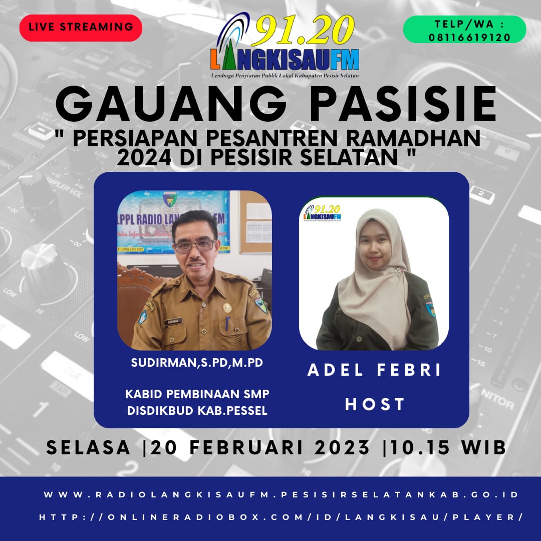Persiapan Pesantren Ramadhan di Kabupaten Pesisir Selatan